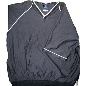 CALLAWAY Sport Golf Size XL Windbreaker Pullover V-Neck Lined Vintage Jacket